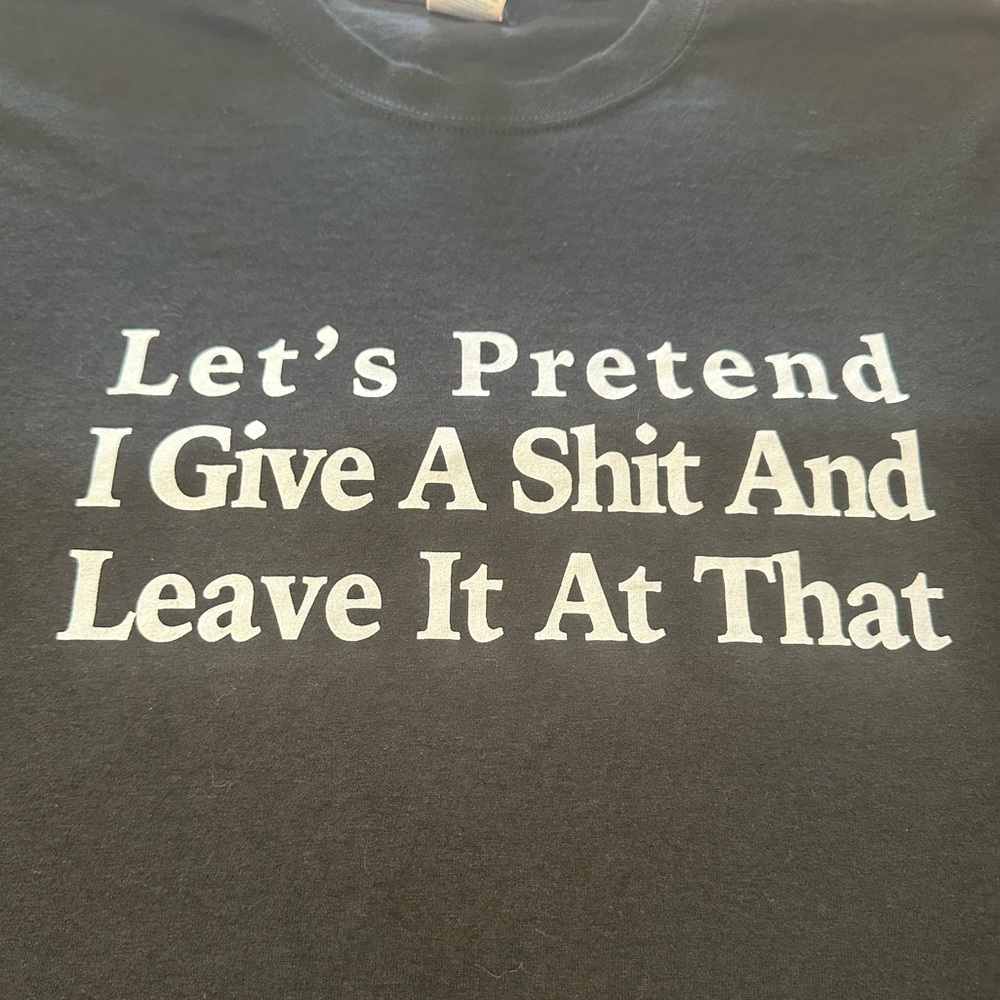 Graphic t-shirt Snarky comment